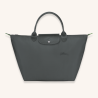 Longchamp –  Sac porté main Le Pliage green M